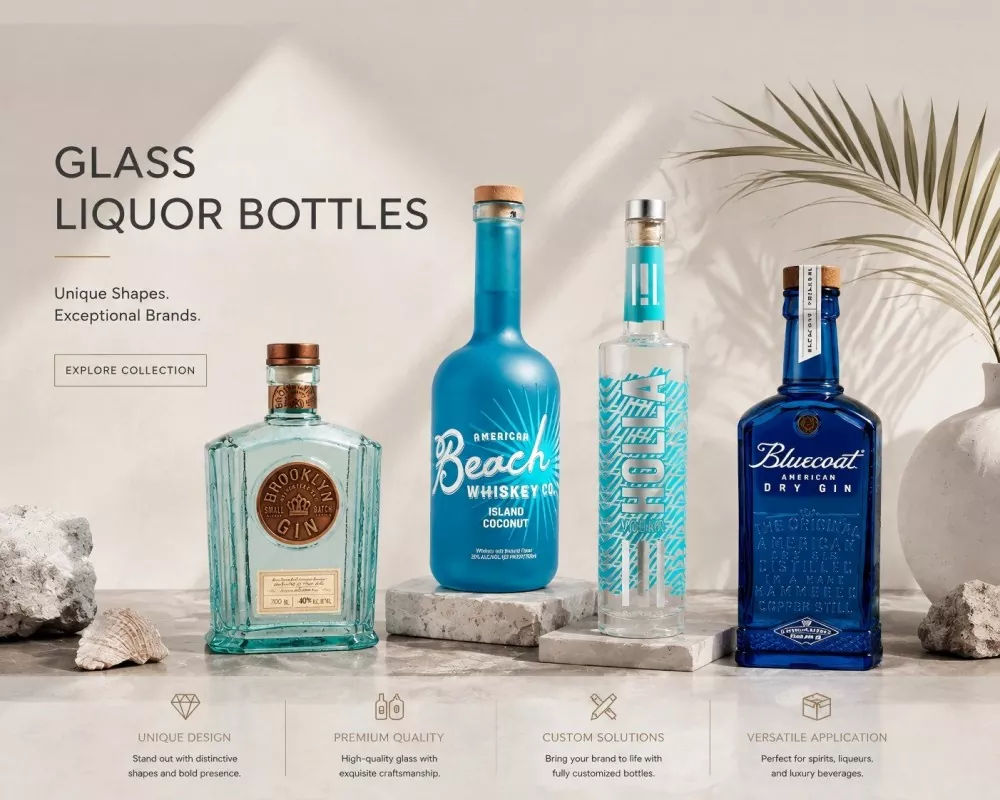Spritflaskor av glas Spritflaskor av glas